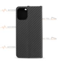 étui renforcé pour iphone 12 mini carbone côté