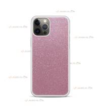 coque pour iphone 12 et iphone 12 pro paillettes rose