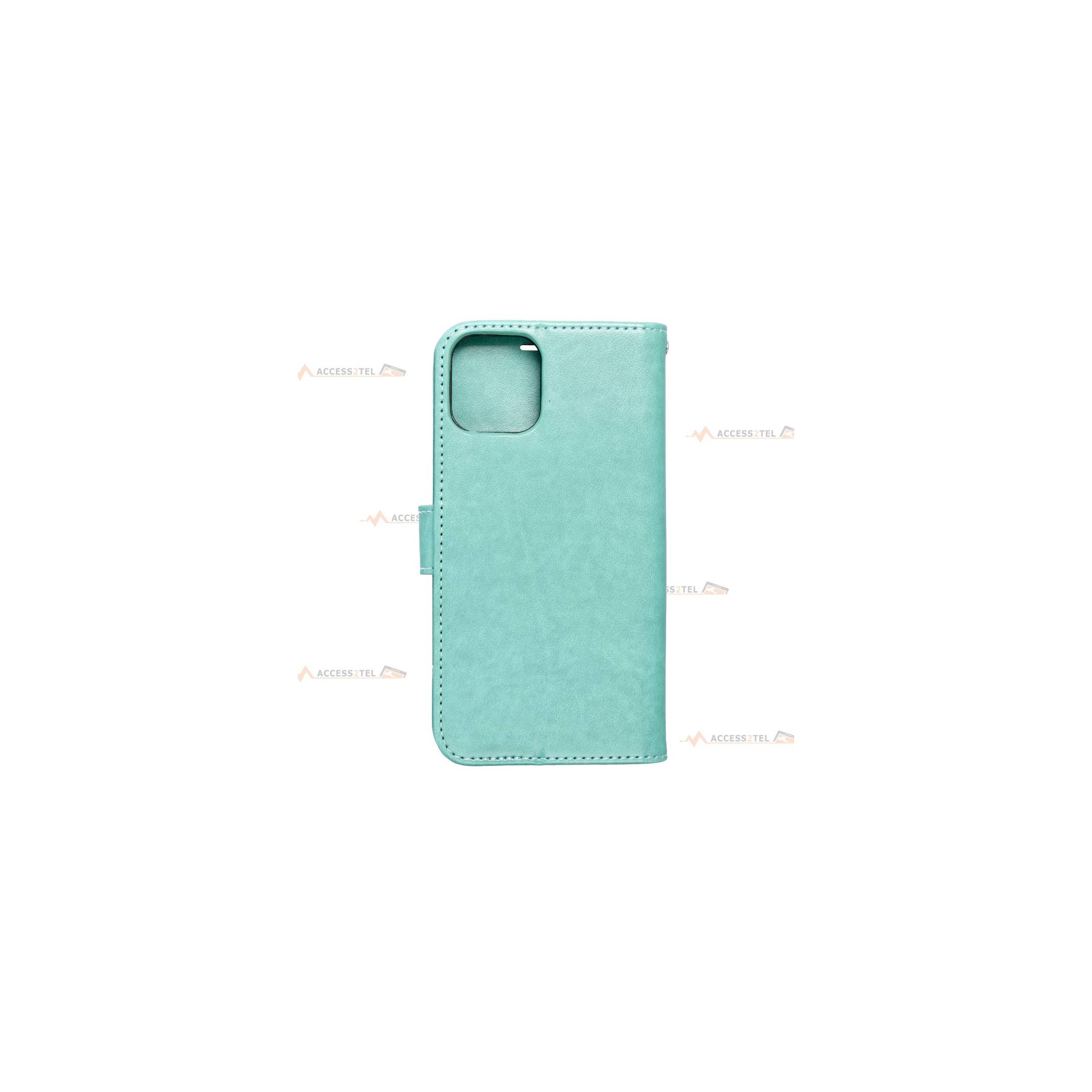 étui pour iphone 12 et iphone 12 pro arbre vert face