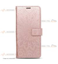 étui pour iphone 12 et iphone 12 pro mandala rose gold