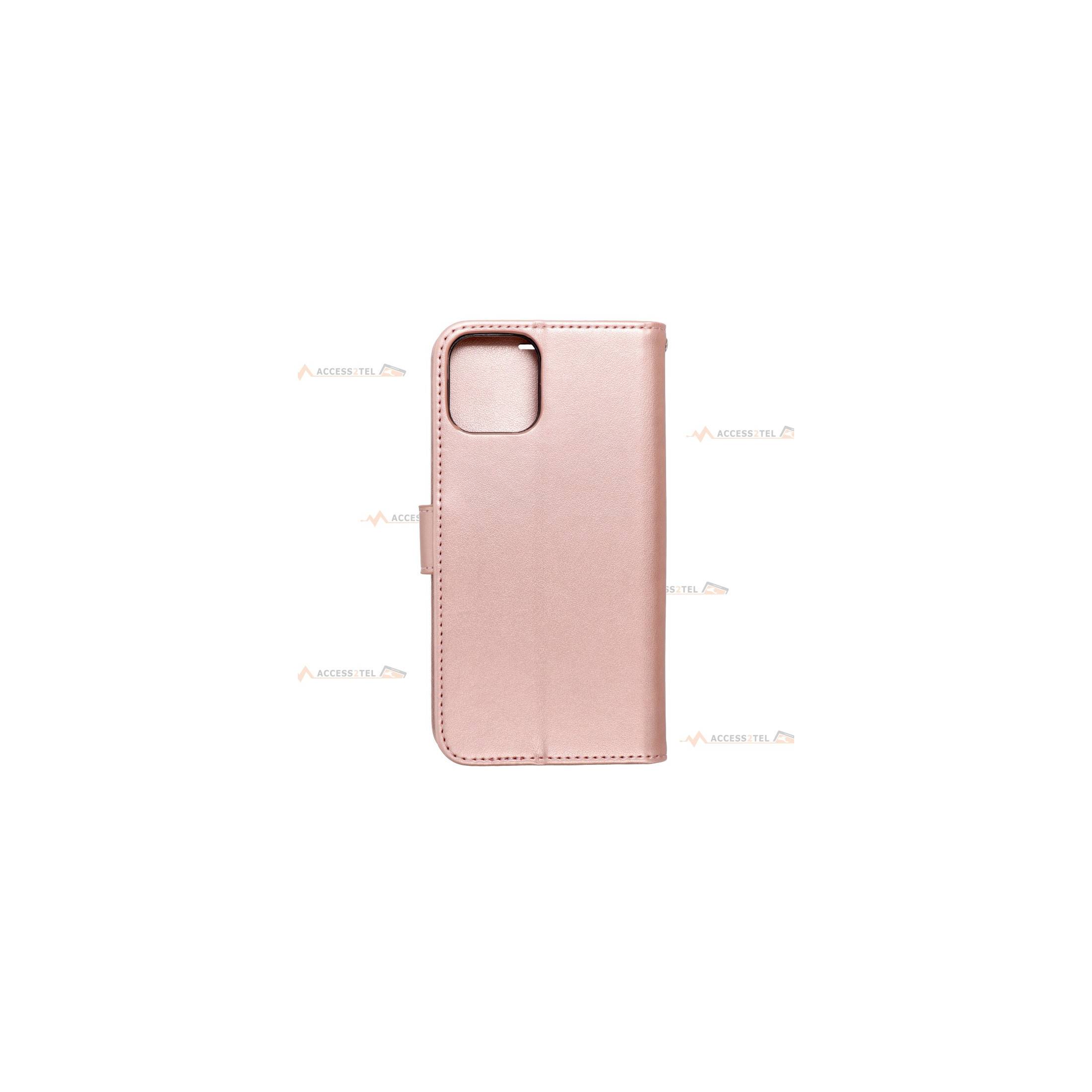 étui pour iphone 12 et iphone 12 pro mandala rose gold face