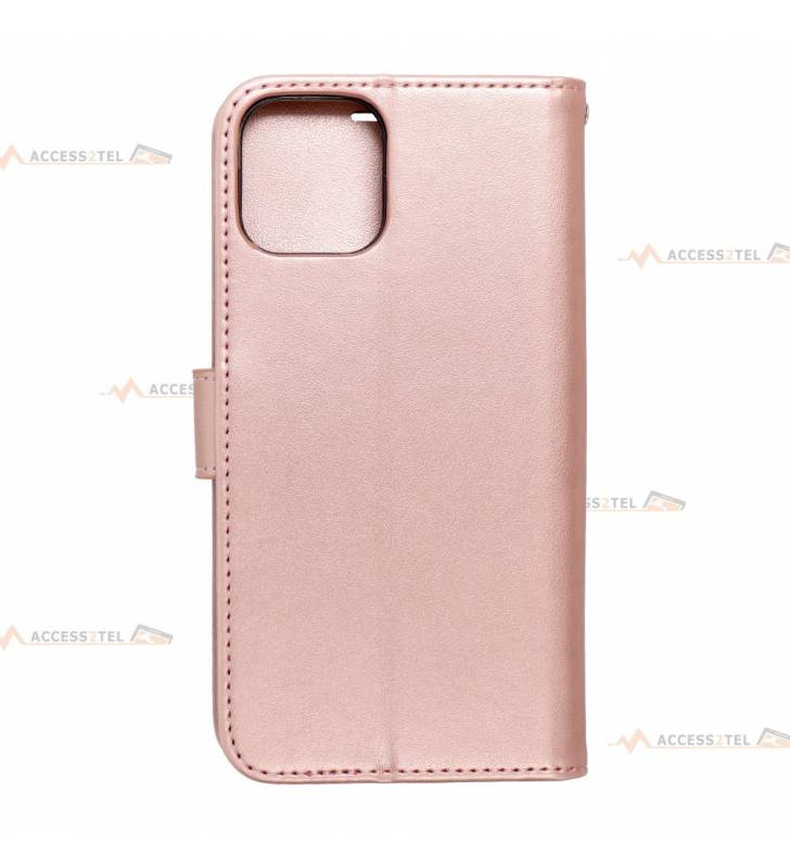 étui pour iphone 12 et iphone 12 pro mandala rose gold face