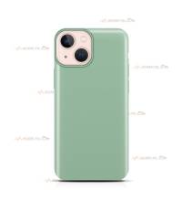 coque pour iphone 11 Pro max en silicone soft touch et intérieur microfibre vert d'eau