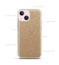 coque pour iphone 13 mini paillettes dorée