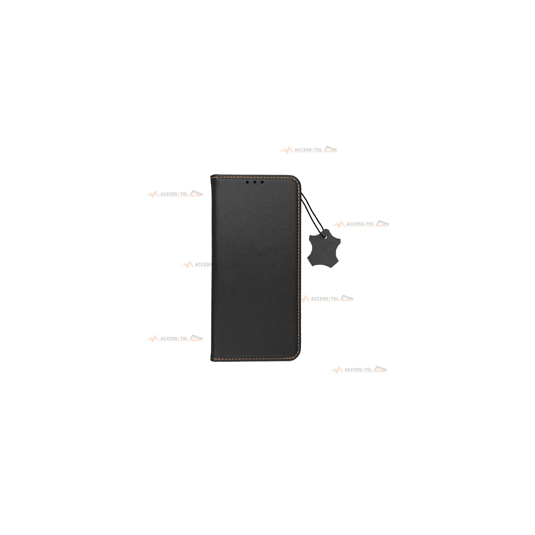 étui noir pour iphone 13 mini en cuir véritable