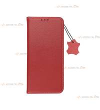 étui rouge pour iphone 13 mini en cuir véritable