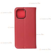 étui rouge en cuir étui pour iphone 13 mini dos