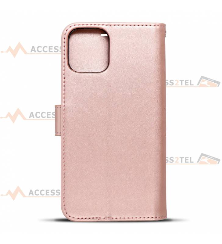 étui pour iphone 13 mini arbre rose gold face