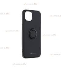 coque noire avec anneau pour iphone 13