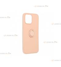 coque rose avec anneau pour iphone 13 pro max