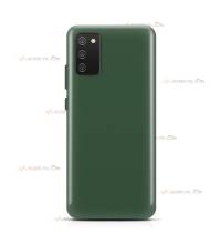 coque pour samsung galaxy A02s silicone vert sapin