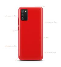 coque pour samsung galaxy A02s silicone rouge