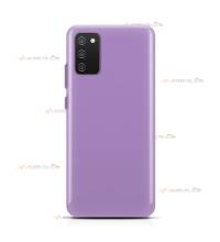 coque pour samsung galaxy A02s silicone lilas