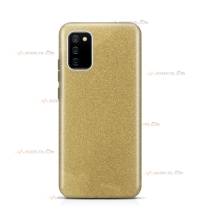 coque pour samsung galaxy A02s paillettes dorée