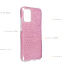 coque renforcée pour samsung galaxy A02s paillettes rose