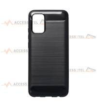 coque renforcée pour samsung galaxy A02s carbone