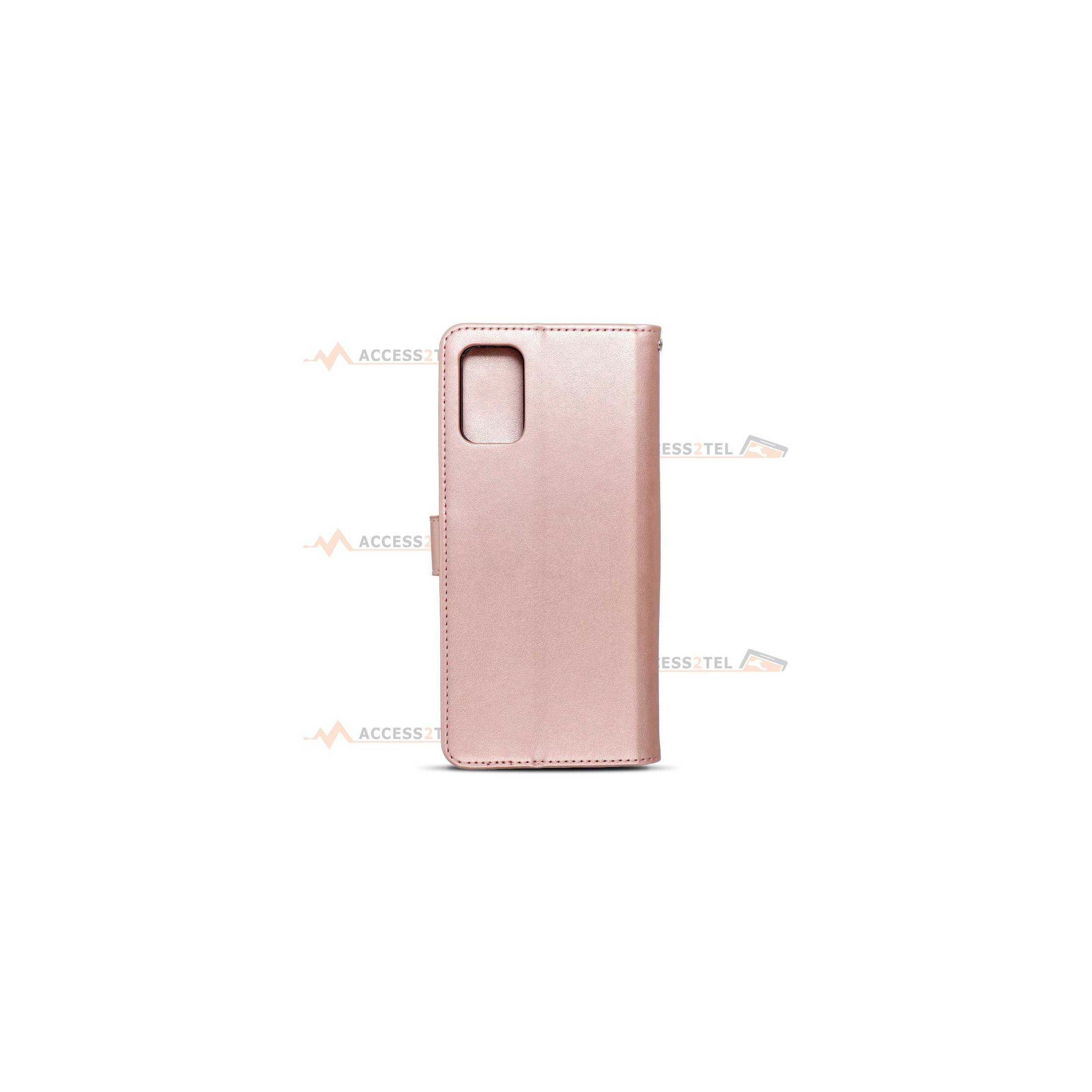 étui pour samsung galaxy A02s arbre rose gold face