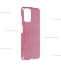 coque renforcée pour samsung galaxy A03s paillettes rose