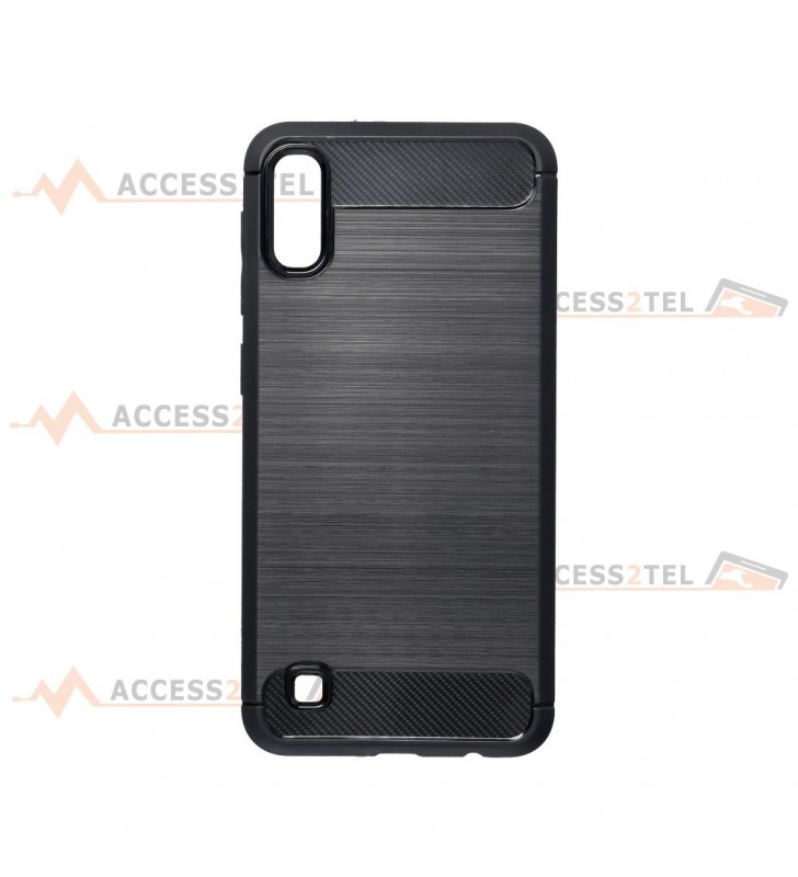 coque renforcée pour samsung galaxy A10 carbone