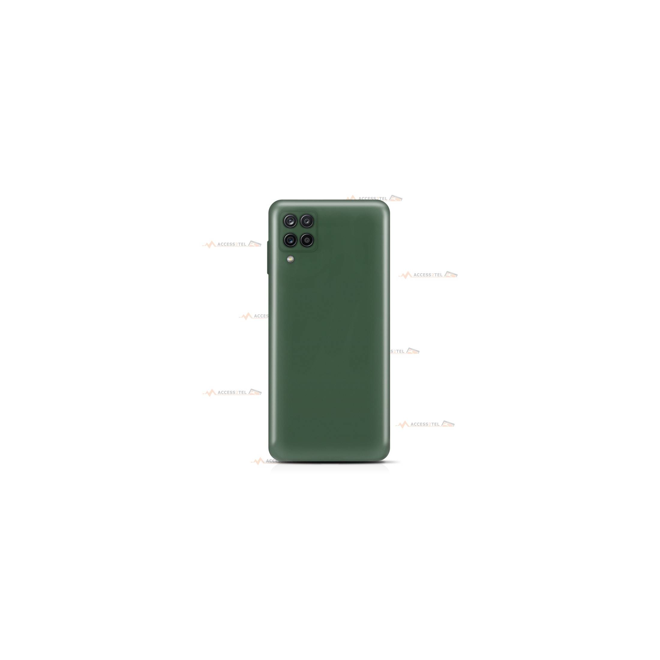 coque pour samsung galaxy A12 silicone vert sapin