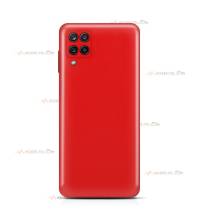 coque pour samsung galaxy A12 silicone rouge