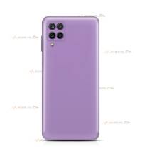 coque pour samsung galaxy A12 silicone lilas