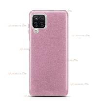 coque pour samsung galaxy A12 paillettes rose