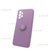 coque violette avec anneau pour a13 4g