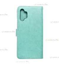 étui pour samsung galaxy A13 4G mandala vert face