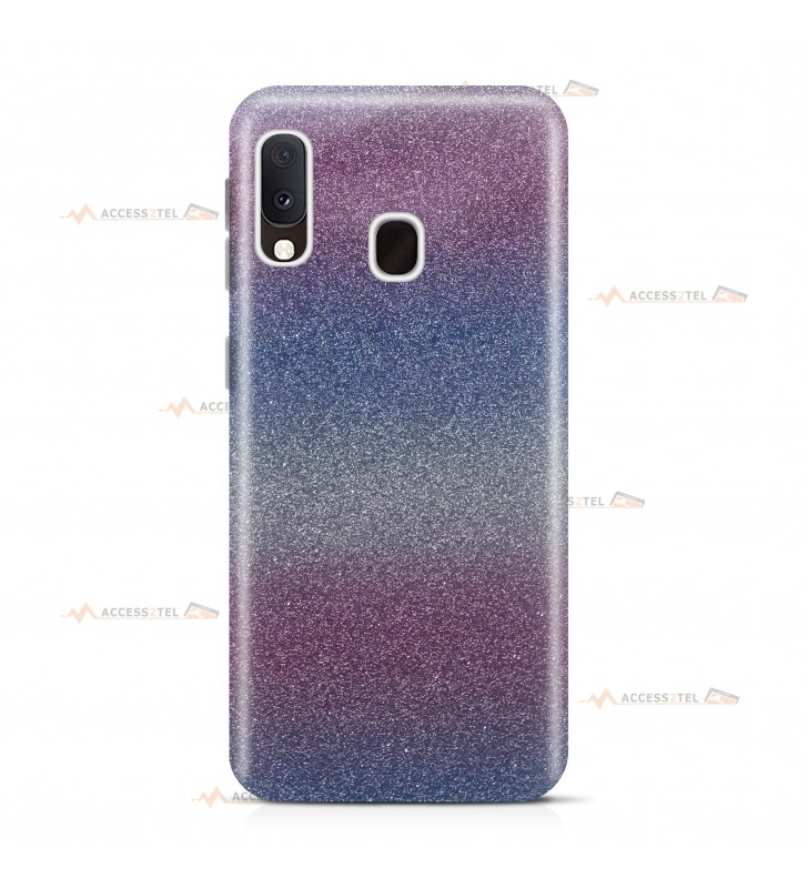 coque pour samsung galaxy A20e paillettes pastel