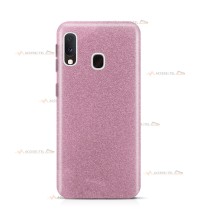 coque pour samsung galaxy A20e paillettes rose