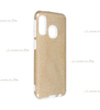 coque renforcée pour samsung galaxy A20e paillettes dorée