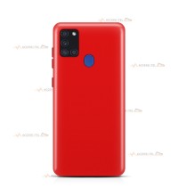 coque pour samsung galaxy A21s silicone rouge