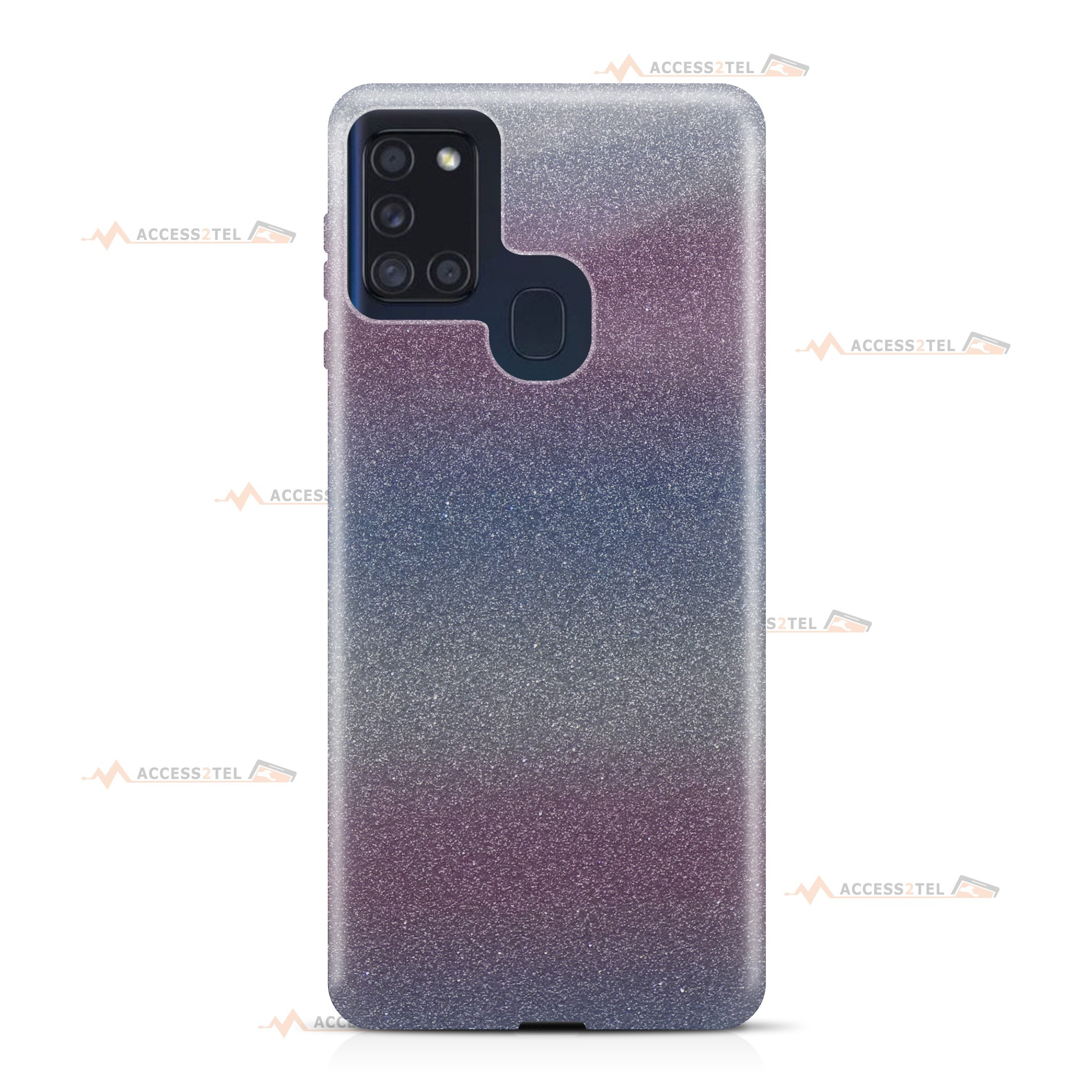 coque pour samsung galaxy A21s paillettes pastel