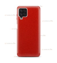 coque pour samsung galaxy A22 4G paillettes rouge