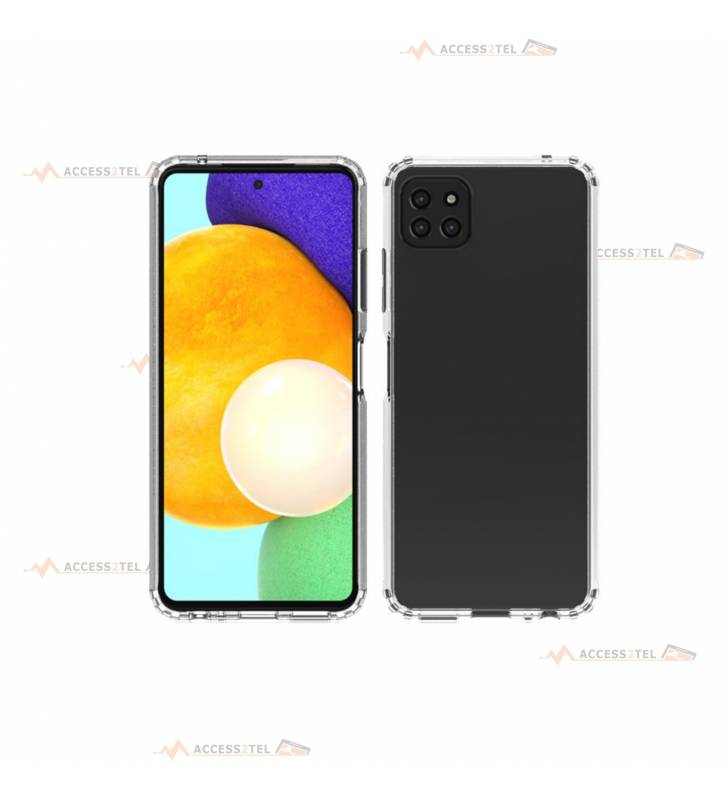 coque pour samsung galaxy A22 5G transparente coins renforcés