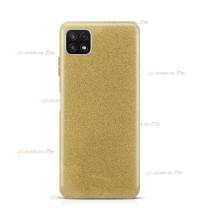 coque pour samsung galaxy A22 5G paillettes dorée