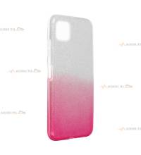 coque renforcée pour samsung galaxy A22 5G paillettes dégradé rose