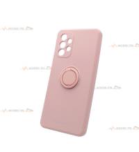 coque rose avec anneau pour a32 4g