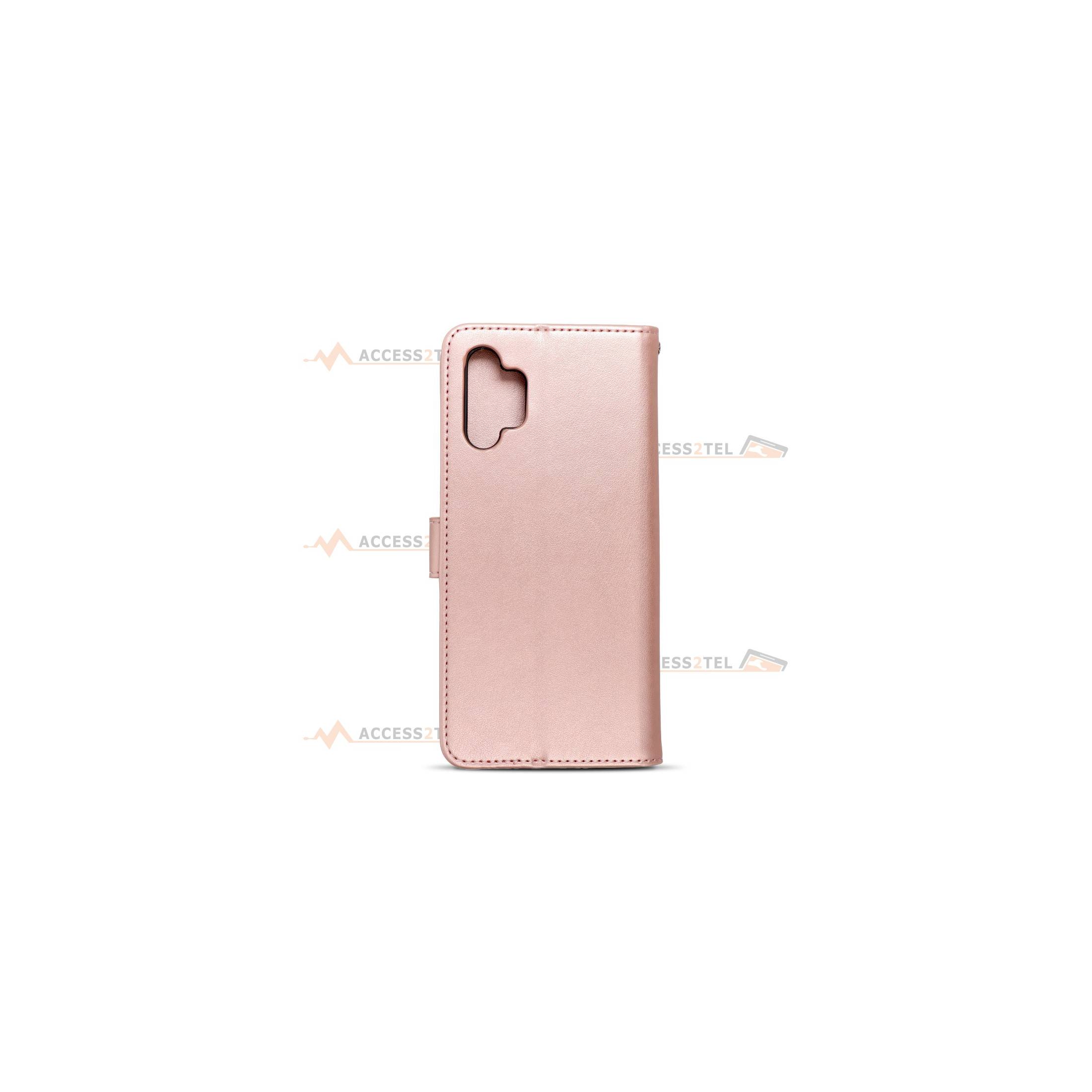 étui pour samsung galaxy A32 4G mandala rose gold face