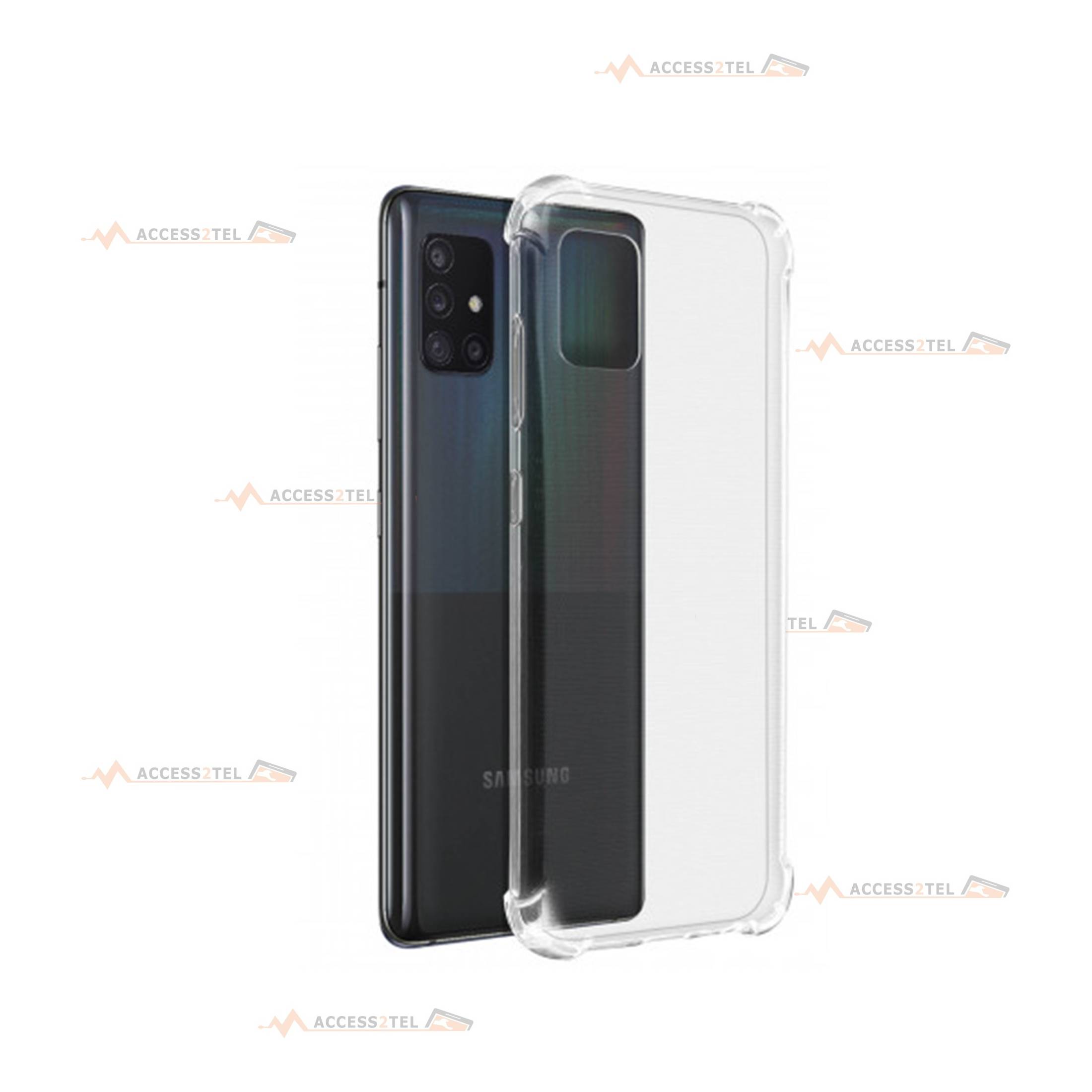 coque pour samsung galaxy A32 5G transparente coins renforcés