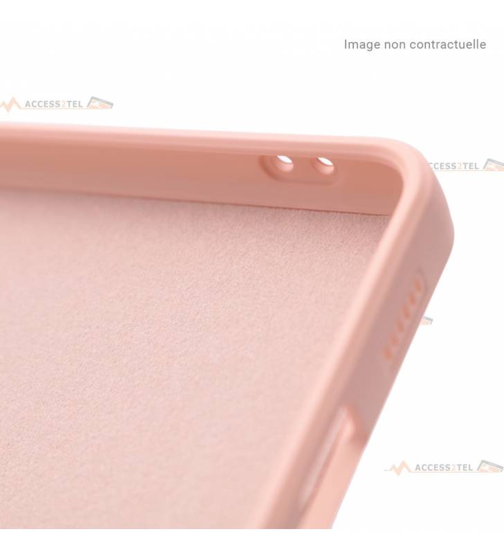 coque rose interieur fibre pour a32 5g