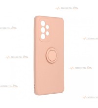 coque rose avec anneau pour a33 5g