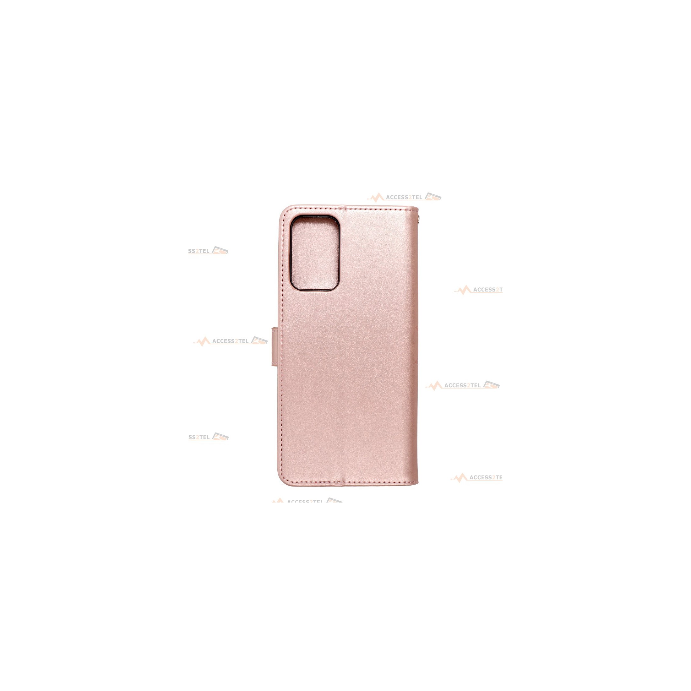 étui pour samsung galaxy A33 5G mandala rose gold face