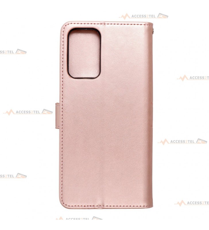 étui pour samsung galaxy A33 5G mandala rose gold face