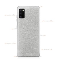 coque pour samsung galaxy A41 paillettes argentée