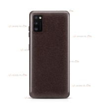 coque pour samsung galaxy A41 paillettes noire