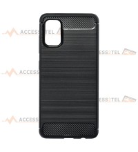 coque renforcée pour samsung galaxy A41 carbone