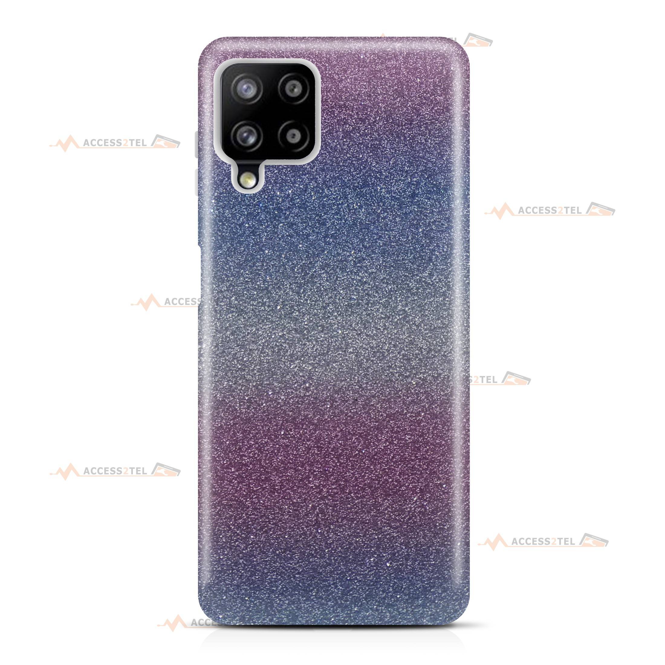 coque pour samsung galaxy A42 5G paillettes pastel