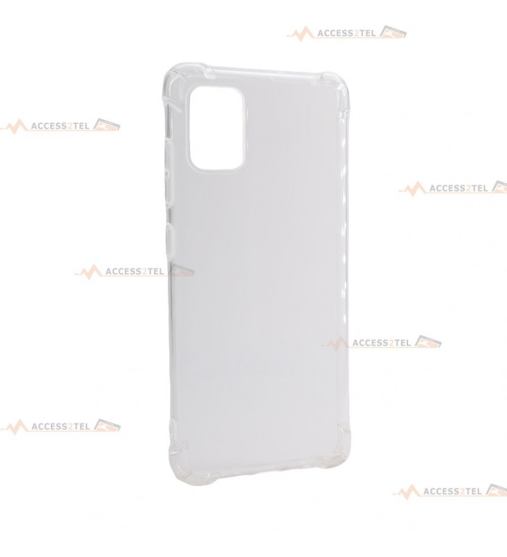 coque pour samsung galaxy A51 transparente coins renforcés